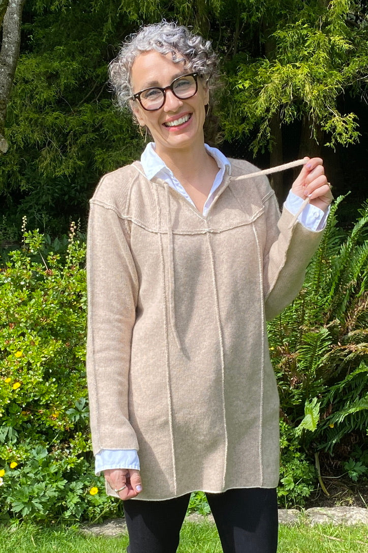 Highland Cashmere Tie Neck Tunic