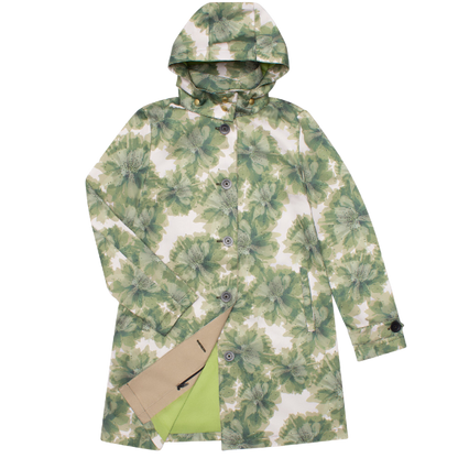 FELLER-Women's-Waxed Cotton- Raincoat - Queen Anne Trench 2-NWT