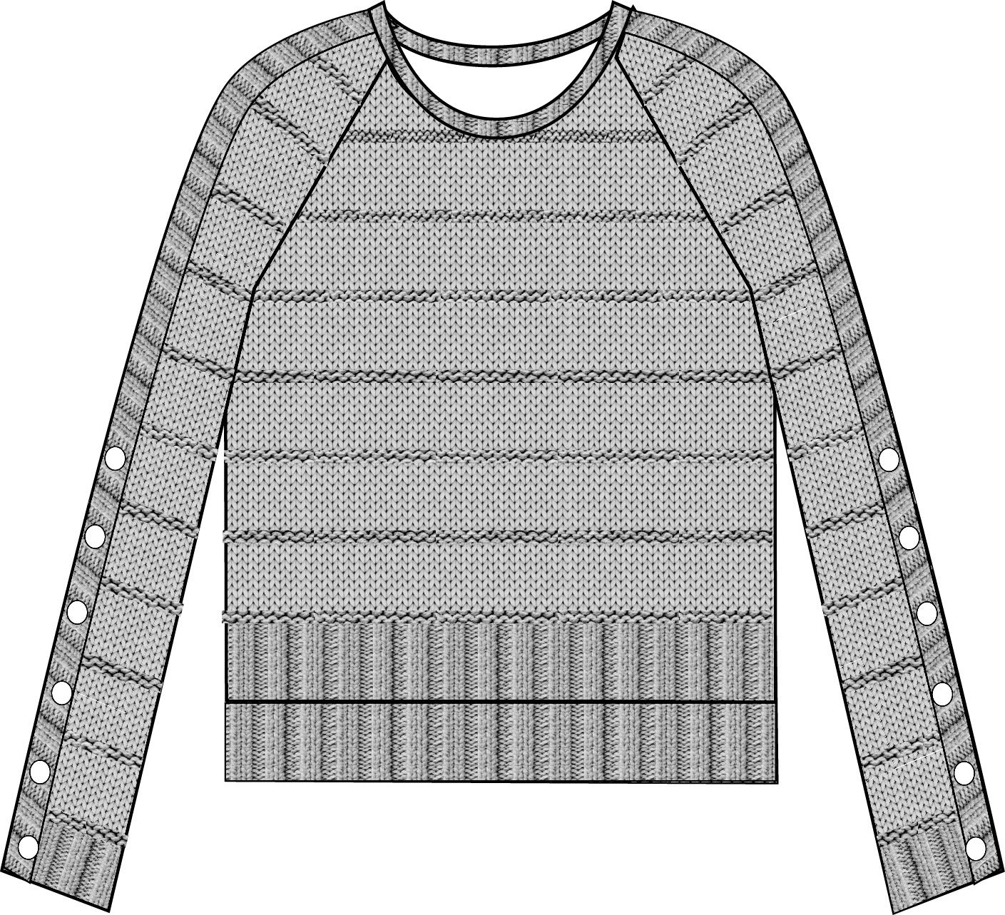 Raglan Snap Scoop