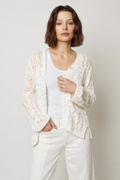 Callie Crochet Cardigan